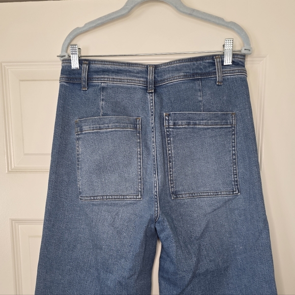 Zara Marine Straight Leg Jean Size 12 - Picture 11 of 12